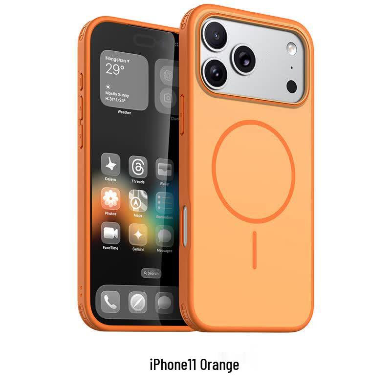 Магнитный чехол CAXITON с ощущением кожи для iPhone 11