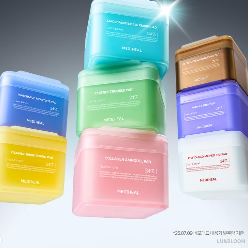 Mediheal Derma Toner Pad 100 Blatt (8 Typen) (+Gratisgeschenk)