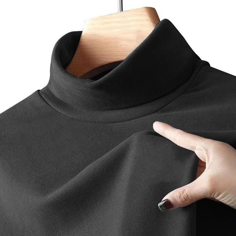 Herren German Velvet Rollkragen Langarm Bedrucktes Sweatshirt, Frühling/Herbst 2023 Stil