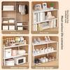 Wardrobe Layered Baffle Cabinet Partition Cabinet Telescopic Shelf Wardrobe Shoe Cabinet Storage and Finishing Artifact Shoe Rack