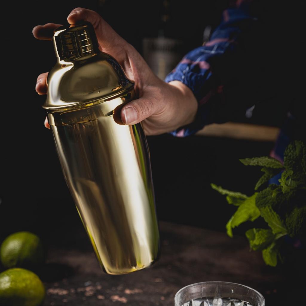 Shaker barmański do drinków koktajli 750ml złoty KLAUSBERG KB-7649