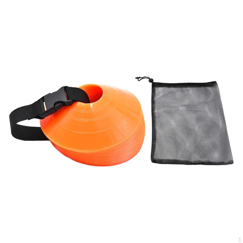 Agility Soccer Cones Sports Field Cone Markers Training Disc for