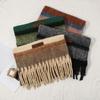 Striped Scarf Women's Autumn and Winter High-end Sense Mohair Color Warm Versatile Shawl Atmosphere Scarf Tide