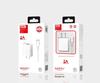 3C Certified Fast Charger Set: 2A USB-C & Apple Compatible Charging Cable