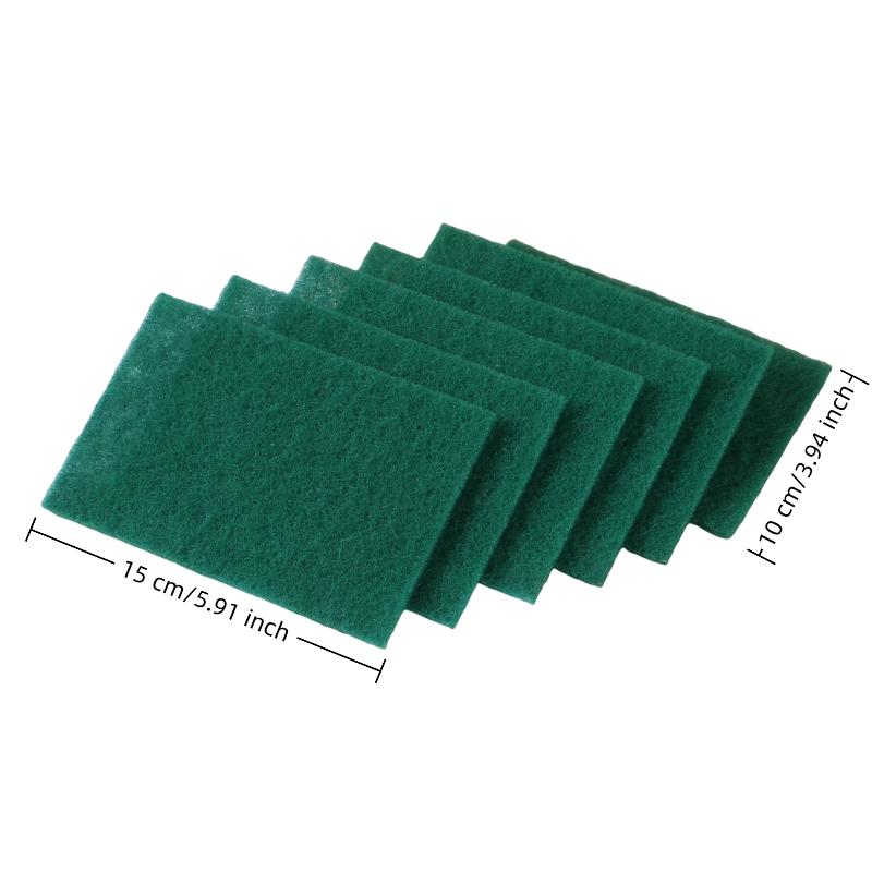 Scratch-Free Cleaning Pads 10 Pcs Grit-Free for Non-Stick Pans Use Practical Kitchen Helper
