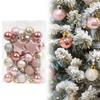 3cm Diameter Christmas Balls Holiday Decor 3cm Diameter Elegant Design Festive Charm Plastic Material For Home Decoration