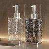 Square Refillable Press Pump Dispenser Bottle