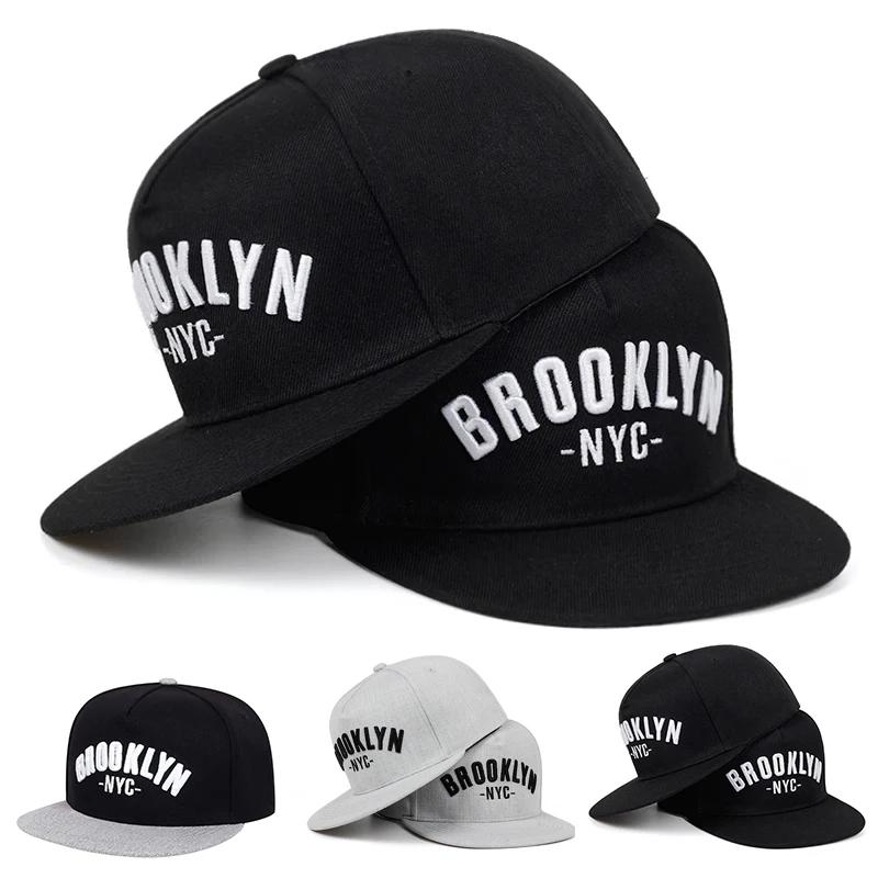 BROOKLYN letter embroidered snapback cap men fashion cotton% hat adjusted outdoor sport leisure hats hip hop baseball caps