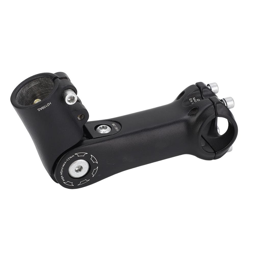 Adjustable Bike Stem 90 Degree Aluminum Alloy Bike Handlebar Riser Extender for Mountain Bikes