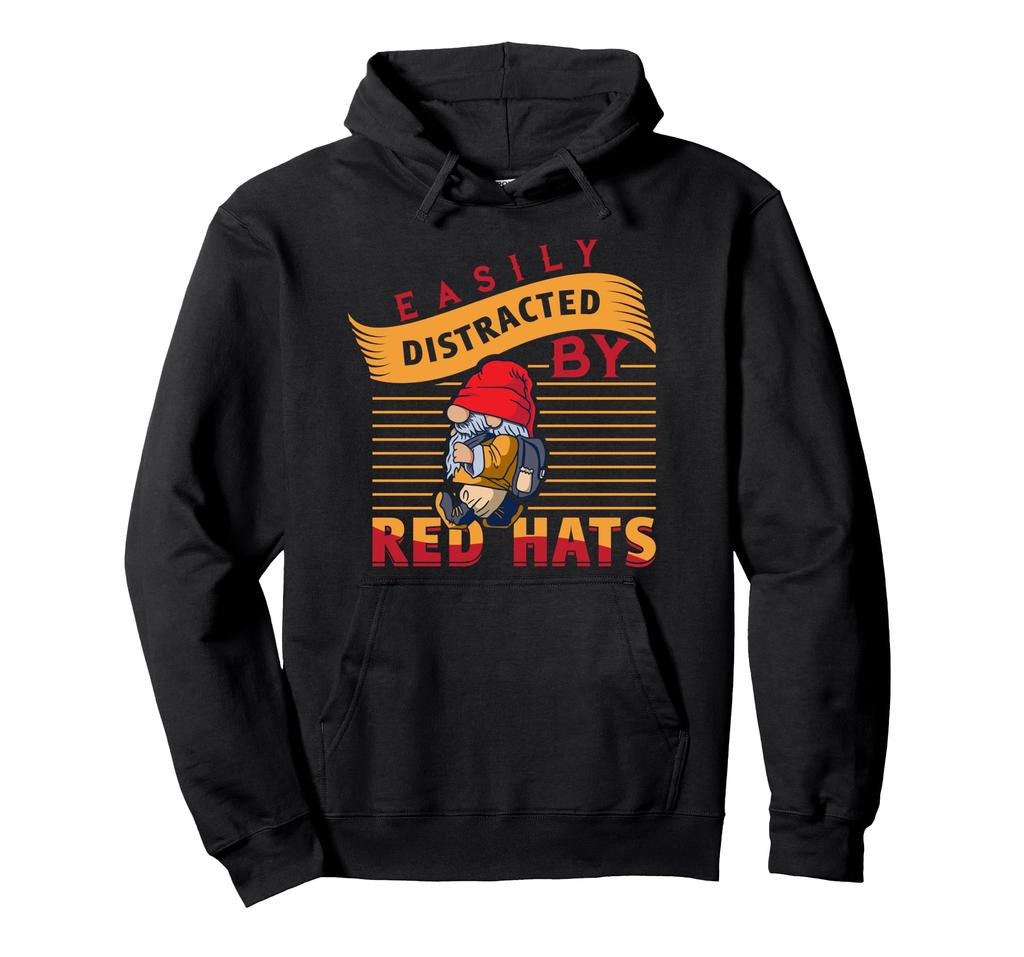 Red Hat for Lawn Garden Gnome Fans Gnome Design Hoodie
