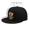 Stop Staring At My Pizzas Graphic Print Baseball Cap Unisex Polyester Street Style Adjustable HipHop Hat