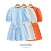 Jnleaog Spring New Arrival Women's Clothing Fashion Style French Fashion Series Puff Sleeves Dress 8152313