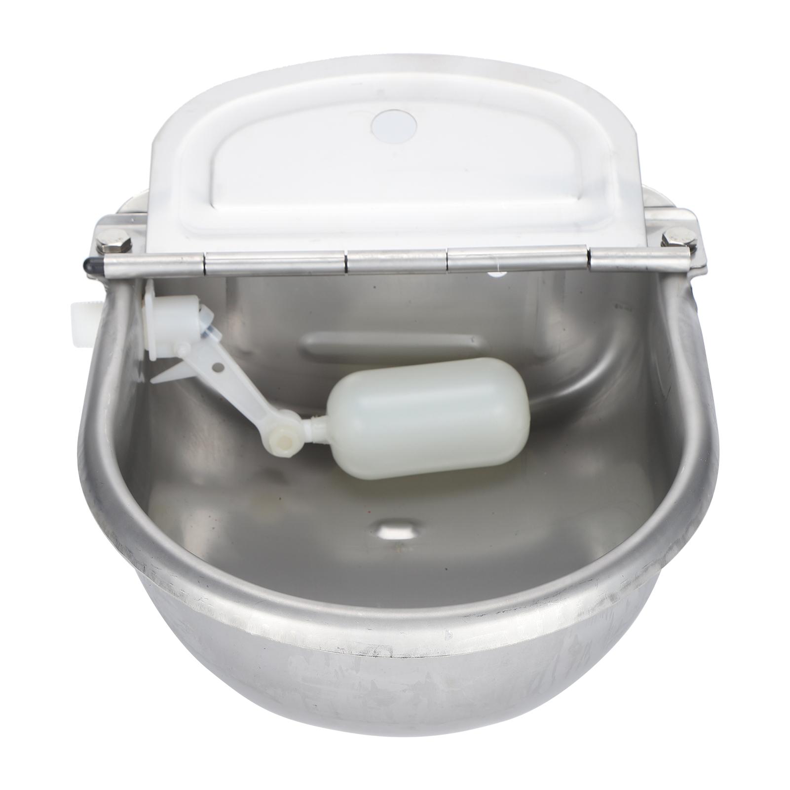 Automatic Stainless Steel Water Trough Bowl for Horses, Goats, Sheep, Cattle - , High Temperature, No Wastage, Easy to Attach