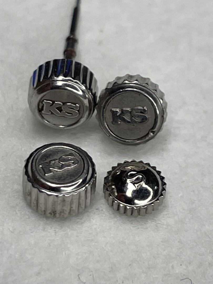 

[USED] Seiko watch crown x 4 (KS x 3, S mark x 1) Pre-owned