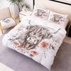 Comforter Highland Cattle Duvet Covet Set 3D Print Bedding Set Twin Queen Double Size No Sheet Festival Decor