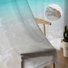 Sea Beach Sailing Clouds Sheer Curtains for Living Room Decoration Window Curtains for Kitchen Tulle Voile Organza Curtains
