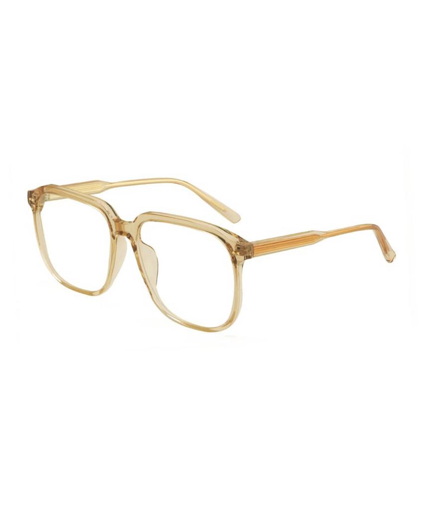 MAISON MASTER Crown Glasses Crystal Yellow