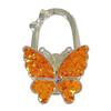 Large Matte Butterfly Hanging Bag Hook - Foldable Women's Bag Buckle & Portable Table Edge Hook for Luggage Accessories.