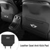 High-end Leather Car Seat Back Protection Mat Anti Kick Pad Anti-dirt Pad For BMW MINI CooperS F54 F55 F56 F57 R53 R54 R55 R56