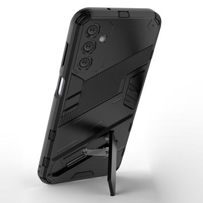 For Samsung Galaxy M14 5G PC+TPU Impact-Resistant Case Kickstand Protective Phone Cover