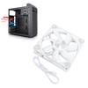 PC Case Fan 120mm PWM NaIntelligent Control MFDB Bring Case Cooling Fan with 4 Pin Extension Cable 12V