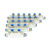 Bloc Manifold Pneumatic Splitter 8mm Pushfit 2/3/4/5/6/7/8/9/10 Căi 20x25mm Cu Cuploare