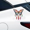 QT2489#15cm Fantasy Butterfly Dreamcatcher Decals, Waterproof Vinyl Stickers for Car, Laptop,Glass Surface