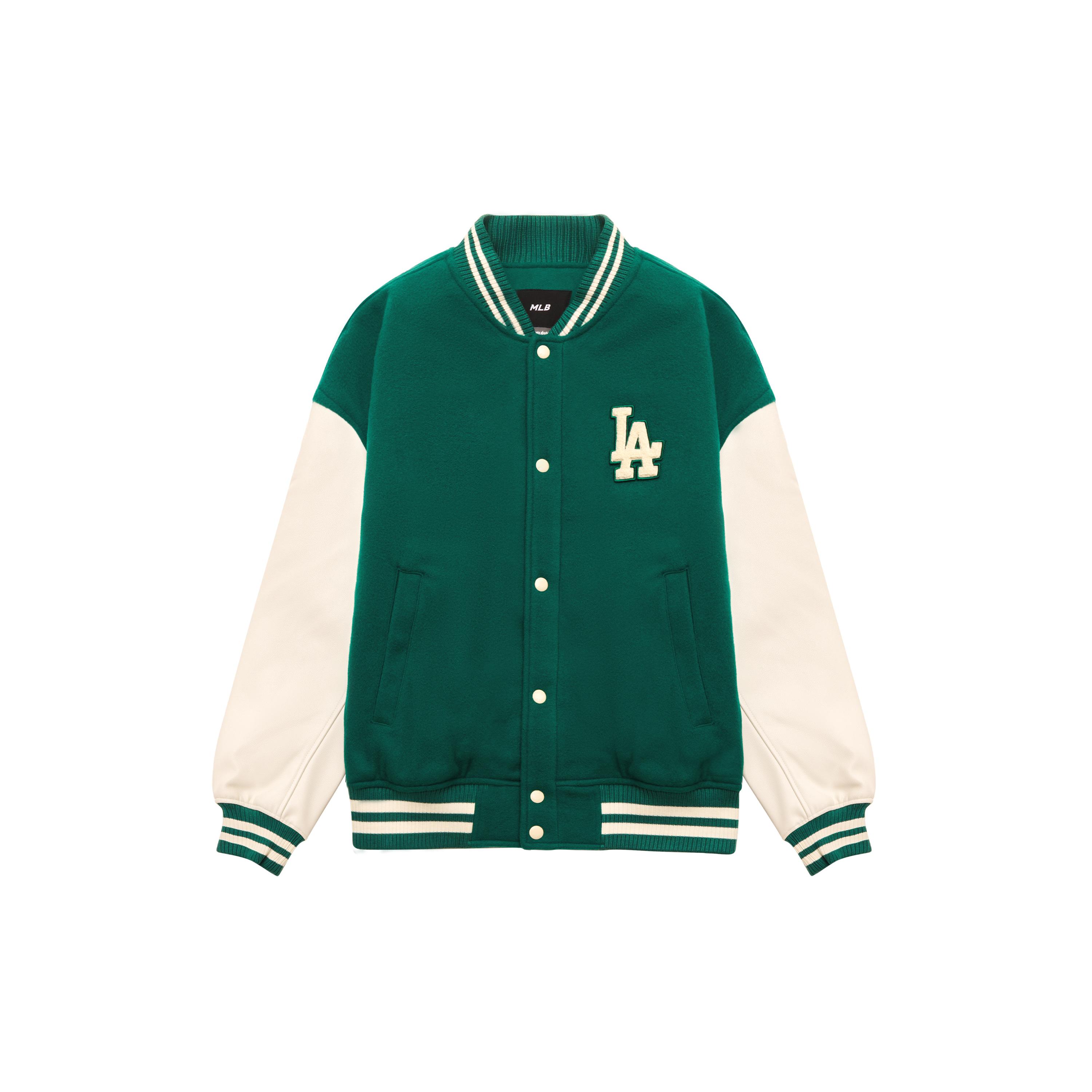 MLB Baseball Jacket Unisex Green 3AJPV0634-07GNS XS