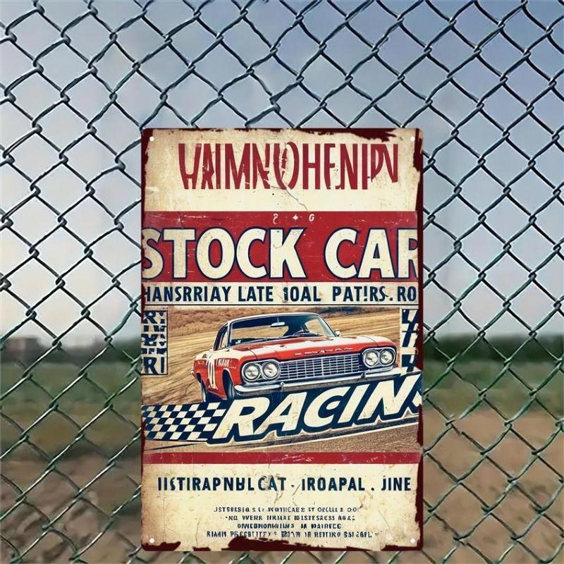 Avant-Garde Automotive Metal Art Painting for Garage Decor