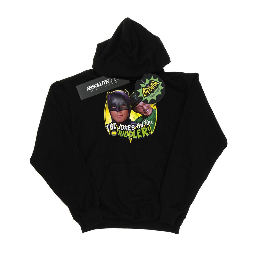 DC Comics Mens Batman TV Series The Riddler Joke Hoodie