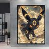 Hot Selling Anime Pokemon Lucario High Quality Retro Canvas Poster HD Printing Home Living Room Decor Holiday Gift Classic