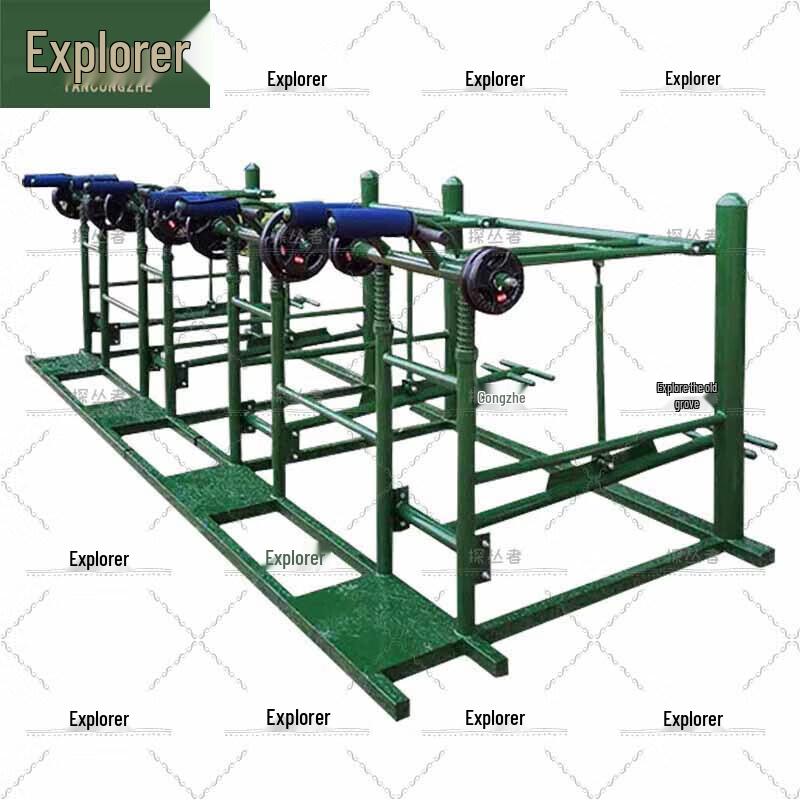 Explorer Outdoor 4-Row Squat Strength Training System