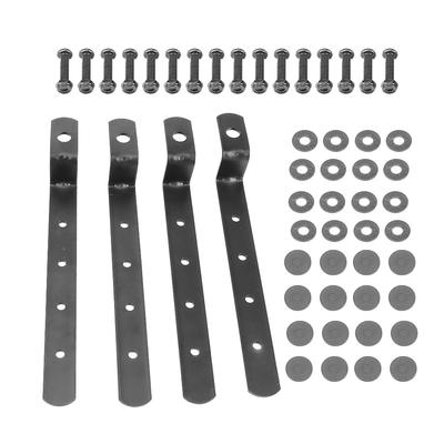 Universal Eisen Seite Fall Montage Klammern Kit Modifikation Fit für Kawasaki