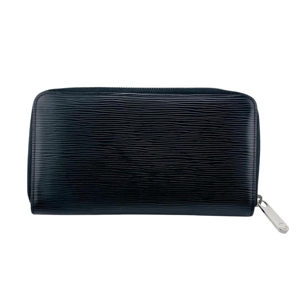 LOUIS VUITTON Epi Zippy Organizer Long Wallet purse Epi Leather Noir mens M63852 Used