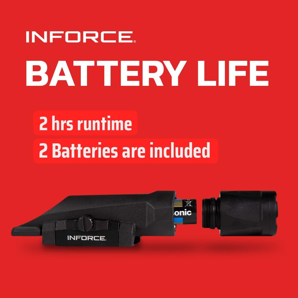 Inforce Gen 3 WMLx Lumen Light 1,100 (Black)