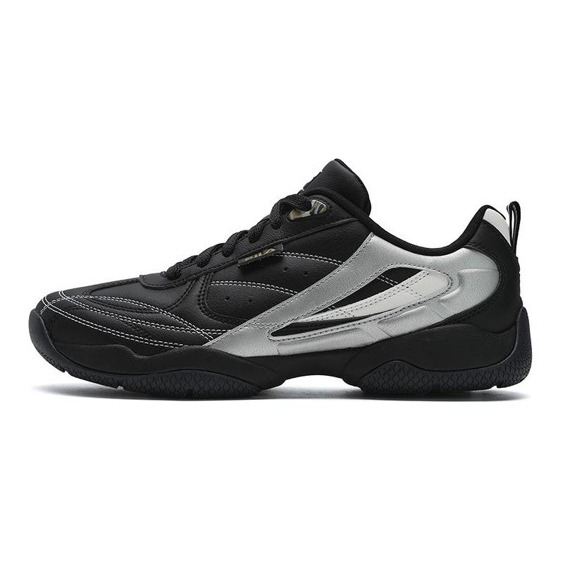 Fila Fountain Fashion Versatile Simple Personality Trendy Sports Shoes Men Sneakers Black Silver F12M531105FBL