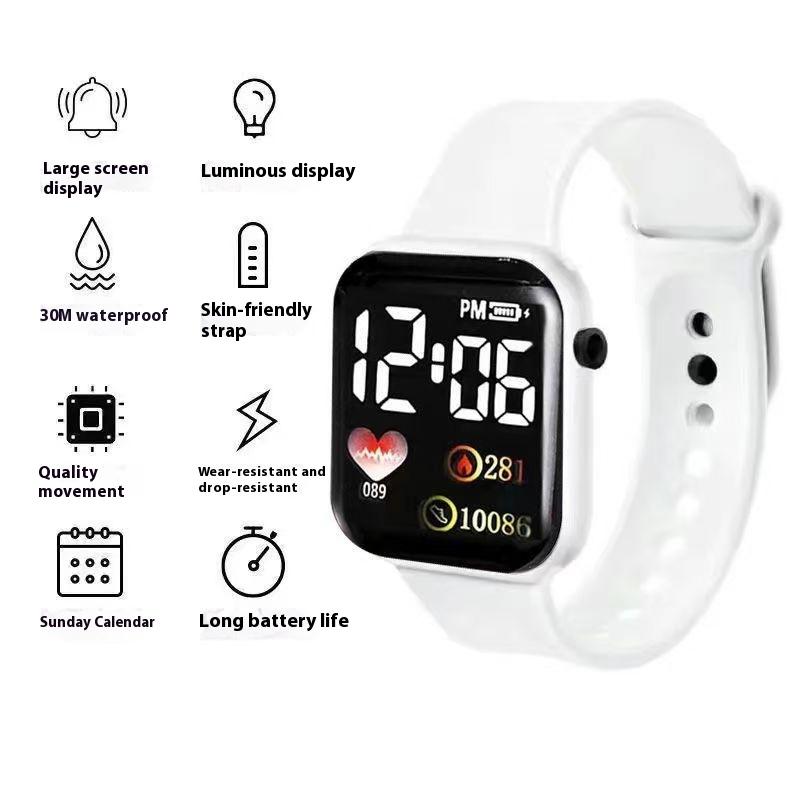 Elektronische Uhr, Einfache Ein-Knopf-Uhr, Schüleruhr