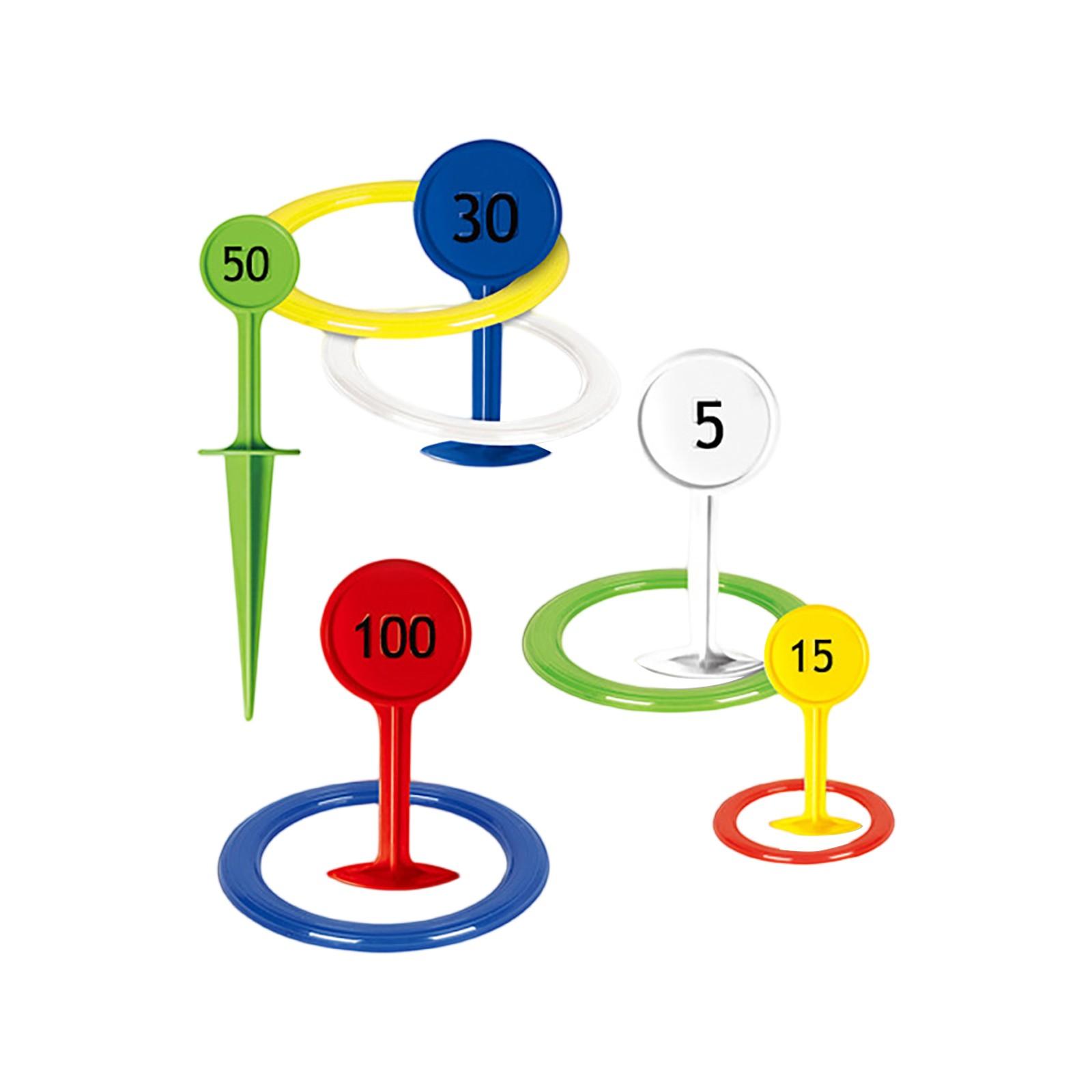 

Набор для веселой игры на открытом воздухе: метание колец для пляжа, сада, заднего двора, подарки на Рождество, Хэллоуин, День благодарения One Size