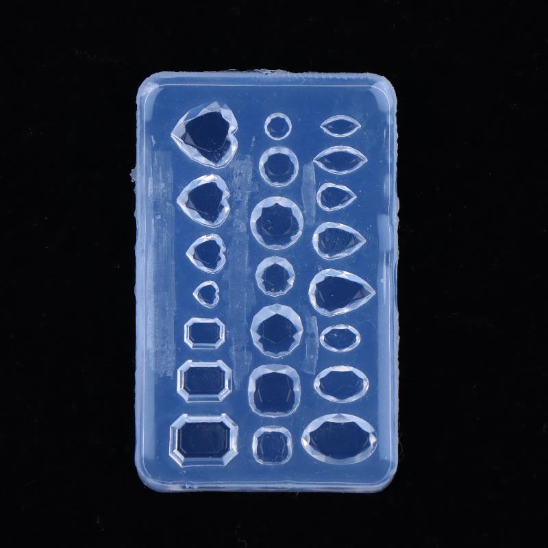 Nail Art Silicone Mold Multiple Styles Gemstone Diy Tool Jewelry Making Resin Silicone Mould Casting Mold