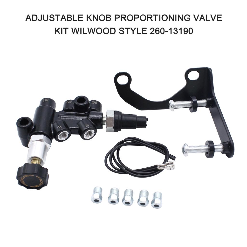 Adjustable Knob Proportioning Valve Kit Wilwood Style 260 13190
