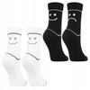 Women' Long Cotton Funny Socks Black and White Moraj 2-Pairs 35-38