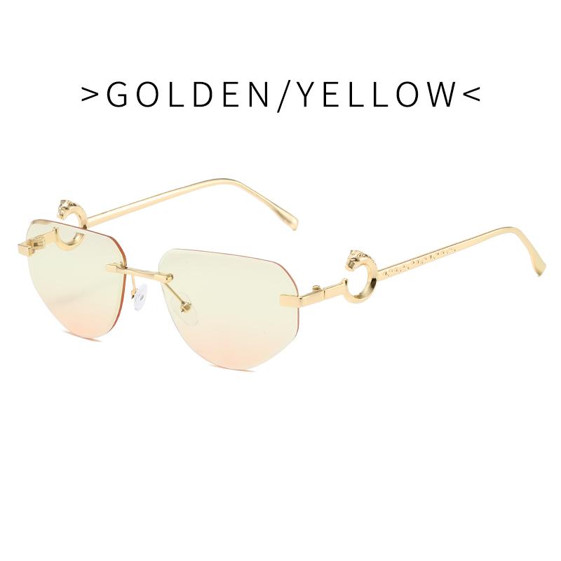 Vintage Rimless Sunglasses  Women Gradient Sunglasses Summer Shades Fashion UV400 Frameless SunGlasses Ladies Eyeglasses