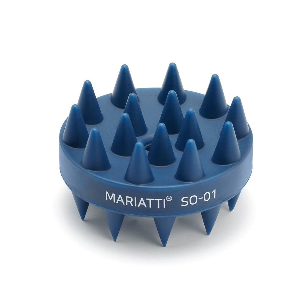 

Шампунь-щетка для массажа кожи головы Mariatti SO-01 Двойная синяя The Black
