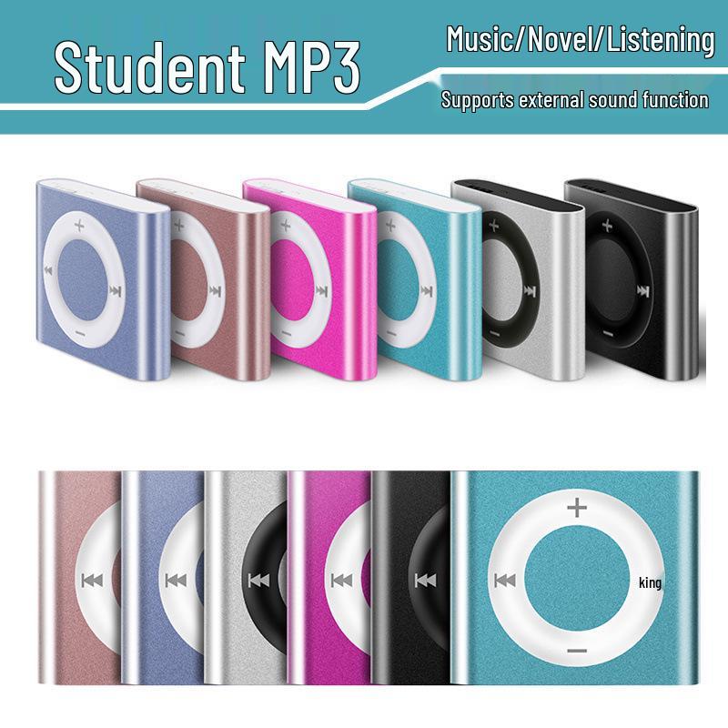 Compact Music & MP3 Player for School, Sports, English Listening, and More
