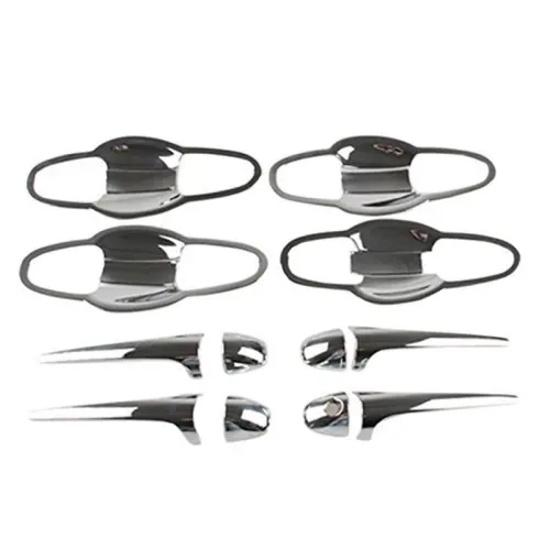 Car Styling ABS Chrome Door Handle & Bowl Decoration Covers Trims For Toyota RAV4 2013-2017