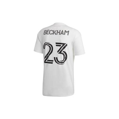 adidas Maglia Casa Inter Miami CF Beckham No. 23 Kit da Allenamento a Maniche Corte Uomo Abbigliamento Sportivo Bianco GE2104