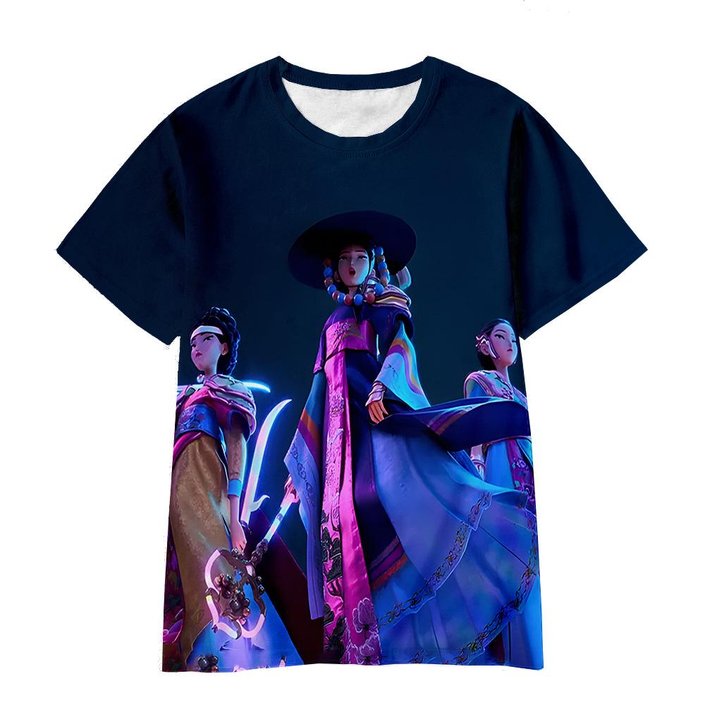 Children's KPop Demon Hunters Graphic T-Shirt In Soft Fabric