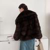 Fashion Young Slim Fit Jacket Autumn Winter Thickened Imitation Sable Eco Friendly Mao Mao Outerwear