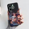 For Infinix Hot 40i Case Hot40i Fashion Marble Black Silicone Soft Phone Case For Infinix Hot 40i 40 i X6528B Back Cover Fundas