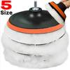 Almofada de Polimento para Carro de 3/4/5/6/7 Polegadas Bola de Lã Artificial Macia Discos de Polimento Para Cuidado da Pintura Automotiva Limpeza Suprimentos de Beleza